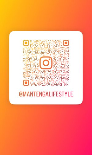 Instagram QR code — Follow @mantengalifestyle on Instagram